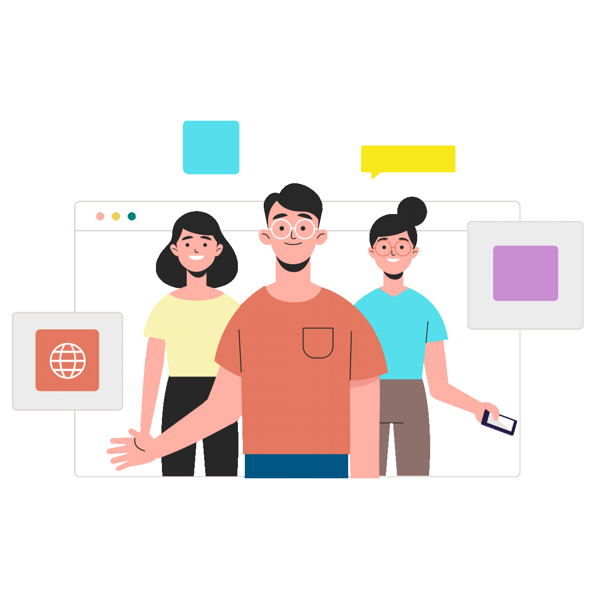 About Us Animation